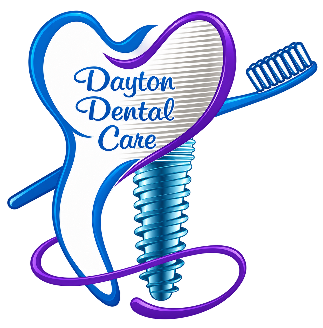 Dayton Dental Care Implant Logo